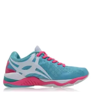 Image of Gilbert Synrgy Pro Womens Netball Trainers - Blue
