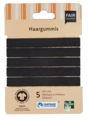 Image of Fair Squared Hair Band (Black) (5x)