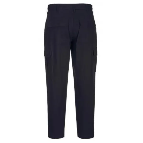 Image of Portwest Womens Stretch Cargo Trousers S233BKR36 Colour: Black