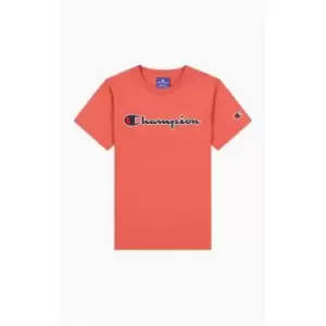 Image of Champion Logo T-Shirt - Orange