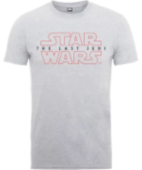 Image of Star Wars The Last Jedi Mens Grey T-Shirt - L