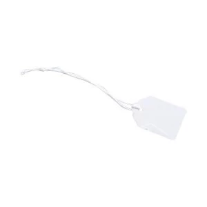 Image of Strung Tickets Durable 37mm x 24mm White 1 x Pack of 1000