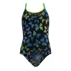 Image of Nike T-Crossback Swimsuit Girls - Black
