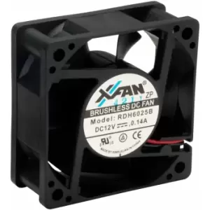 Image of RDH6025B1 60 x 60 x 25mm Axial Fan 12V Ball Bearing - X-fan
