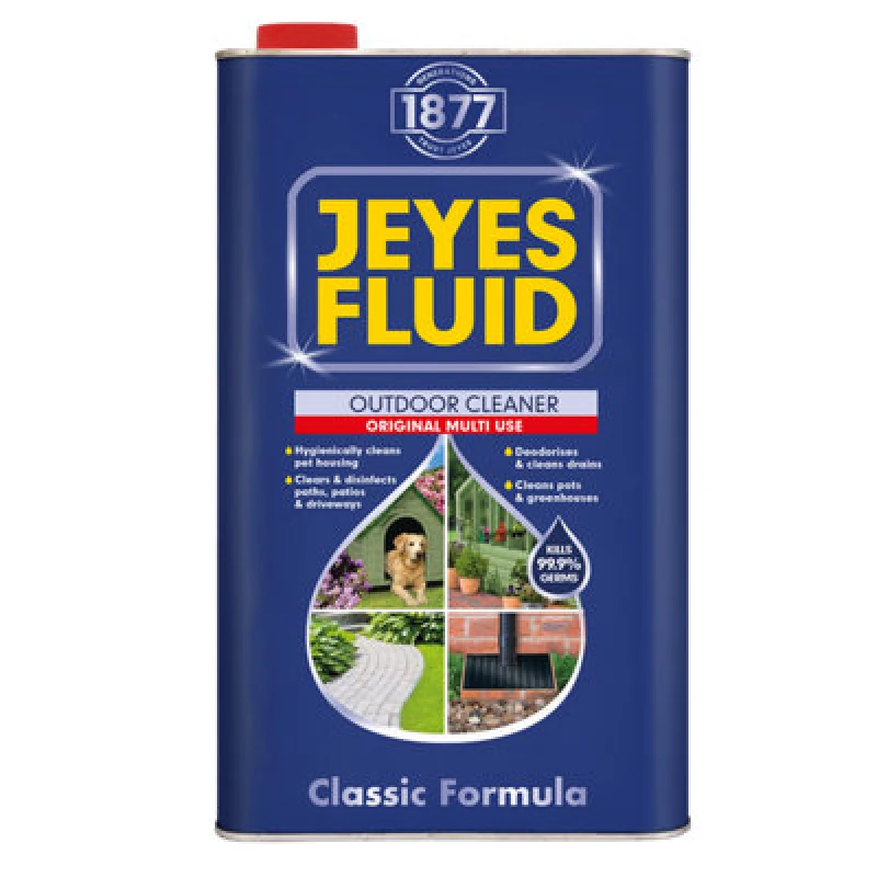 Image of Jeyes Fluid Classic Original Outdoor Cleaner 5L Tin