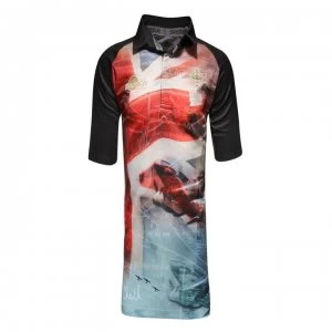 Image of Samurai Spitfire Polo Shirt Mens - Black