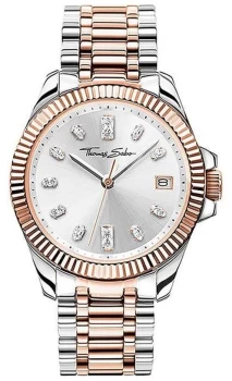 Image of Thomas Sabo Womens Divine Two-Tone Steel Bracelet Watch