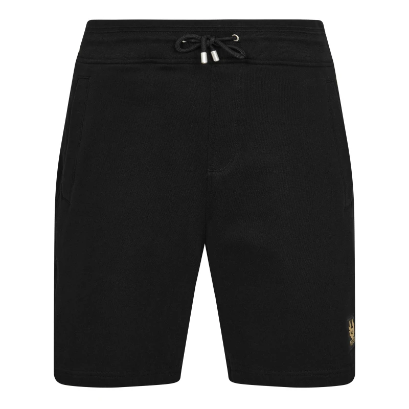 Image of Belstaff Patch Sweatshorts Black male S