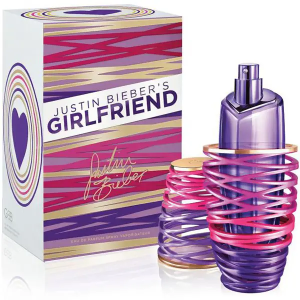 Image of Justin Bieber Girlfriend Eau de Parfum For Her 50ml