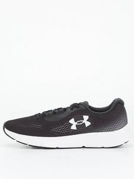 Image of Under Armour Mens Running Charged Rogue 4 Trainers - Black/White