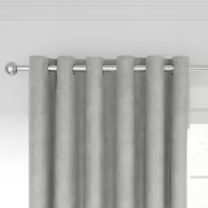 Image of Nalu Nicole Scherzinger Kalo Lined Curtains 66" x 54", Silver