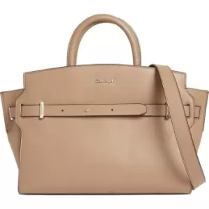 Image of Calvin Klein Ck Code Tote Md - Beige