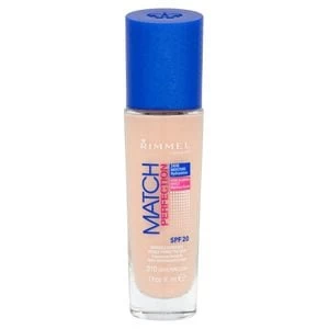Image of Rimmel Match Perfection Foundation Light Porcelain Nude