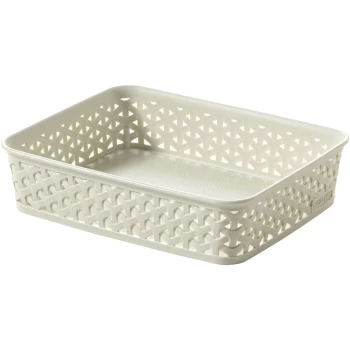 Image of Curver My Style A5 Rectangular Plastic Storage Organiser - Vintage White