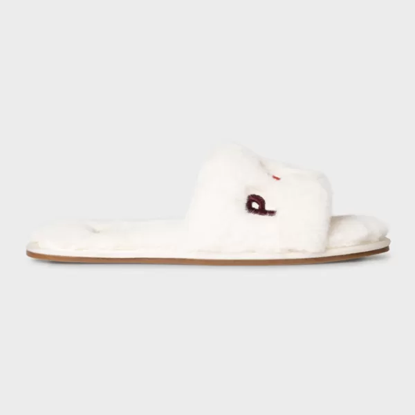 Image of Paul Smith Womens Shoe Juniper Cream Faux Shearling