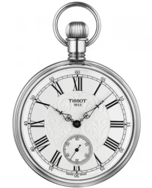 Image of Tissot T-Pocket Lepine Silver Dial Mens Pocket Watch T861.405.99.033.00 T861.405.99.033.00