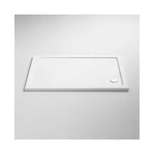 Image of Nuie Pearlstone Rectangular Shower Tray 1200mm x 700mm - White