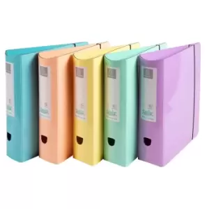 Image of Aquarel 80mm Lever Arch File Round Pack of 6, none