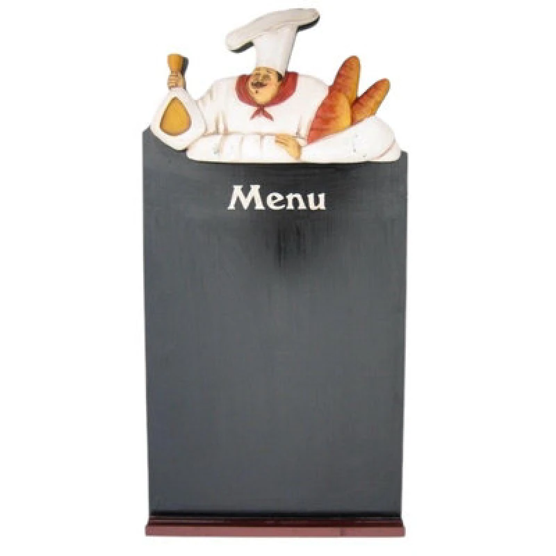 Image of Minster Chef Menu Blackboard - L5 X W30 X H60 Cm