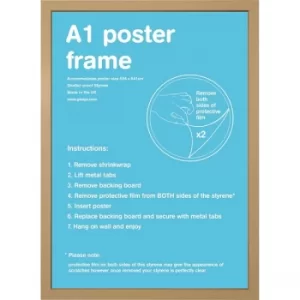 Image of Oak Frame A1 59.4 x 84.1cm Eton