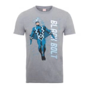 Image of Marvel Comics Black Bolt Mens Grey T-Shirt - M