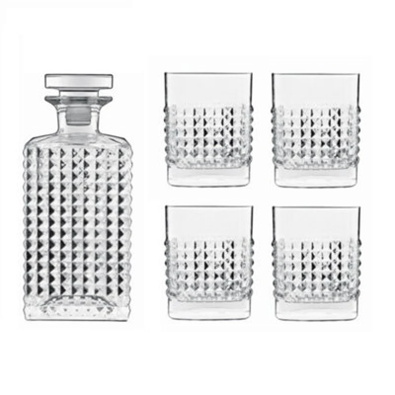 Image of Luigi Bormioli Elixir Whisky Glasses Set - Dishwasher Safe Glassware - Pack of 5 Clear