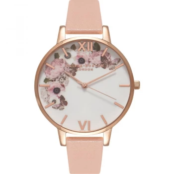Image of Signature Floral Dusty Pink & Rose Gold Watch