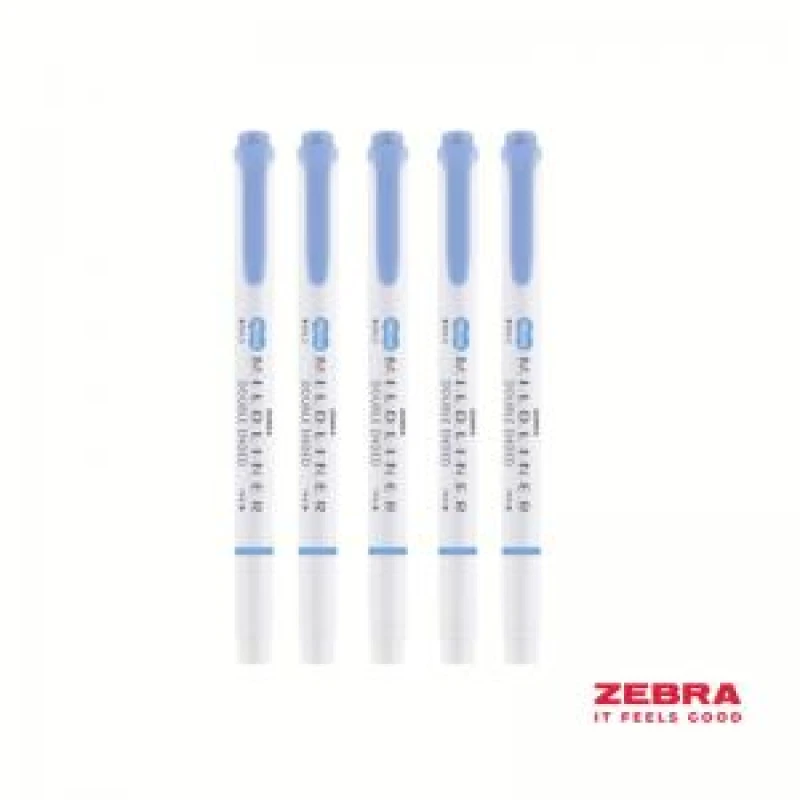 Image of Zebra Highlighter Blue (10 Pack) 78320