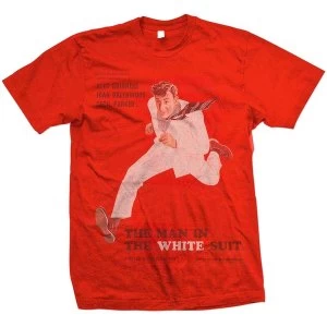 Image of StudioCanal - The Man In The White Suit Unisex X-Large T-Shirt - Red