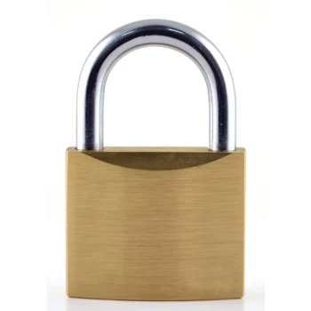 Image of Slimline Brass Key Padlocks - 50MM - Pack of 4