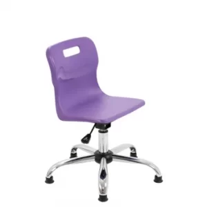 Image of TC Office Titan Swivel Junior Chair with Glides, Purple
