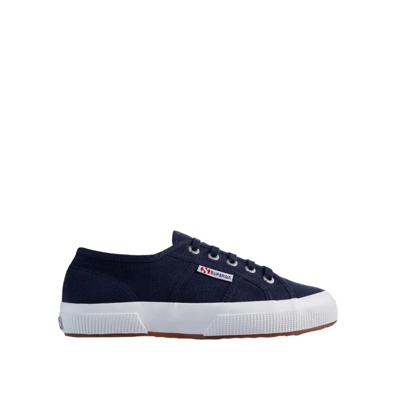 Image of Superga Womens 2750 Cotu Classic Lace Up Canvas Shoes Trainers - UK 4 Blue female GDE2631NVW4
