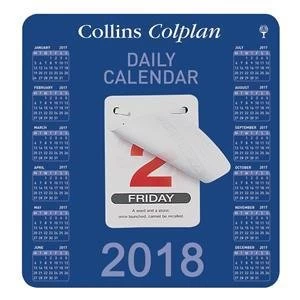 Image of Original Collins 2018 Daily Block Tear Off Day of the Year Calendar