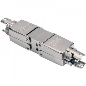 Image of Digitus RJ45 connector Networks Adapter CAT 6a (CAT 7 cable) , CAT 6A, CAT 6 [1x LSA - 1x LSA] Silver