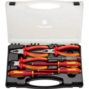 Image of Toolcraft TO-5005137 Electricians VDE Tool Set in Case 7pc