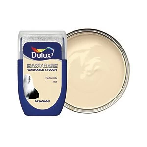 Image of Dulux Easycare Washable & Tough Buttermilk Matt Emulsion Paint 30ml
