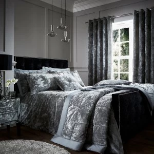 Image of Crushed Velvet Duvet Set