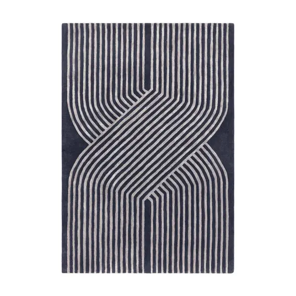 Image of Asiatic Carpets Matrix Rug Solstice Navy / 120x170cm