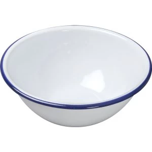 Image of Falcon White Enamel Mixing Bowl 18cm
