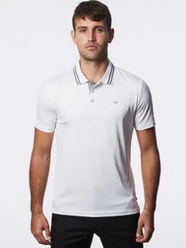 Image of Calvin Klein Golf Madison Tech Polo - White Size XL Men
