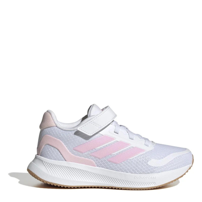 Image of adidas Runfalcon 5 Shoes Childrens White/Pink female C10 (28)