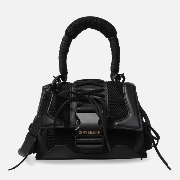 Image of Steve Madden Bdiego Faux Leather and Mesh Crossbody Bag