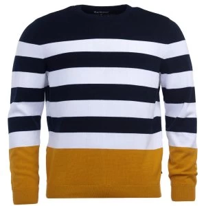 Image of Barbour Mens Copinsay Crew Neck Sweater Golden XL