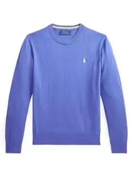 Image of Ralph Lauren Boys Classic Jumper - Blue Size Age: 8 Years=S