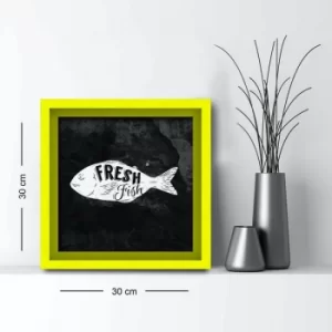 Image of 3030AHS-045 Multicolor Decorative Framed MDF Painting