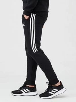 Image of Adidas Athletics 3 Stripe Pants - Black/White