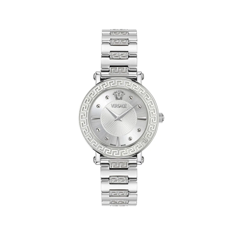 Image of Versace VE9C00324 Womens GRECA SPHERE (35mm) Silver Dial / Watch
