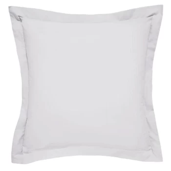Image of Bedeck of Belfast Fine Linens 600TC Plain Dye Square Pillowcase - WHITE