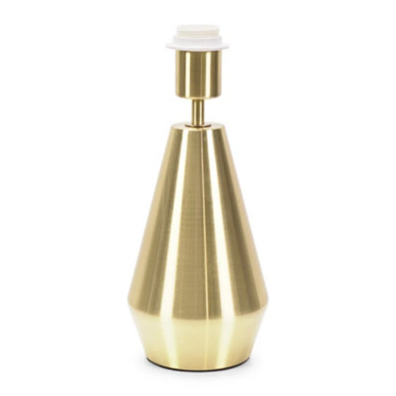 Image of ValueLights Jax Metal Pear Shaped Dimmable Touch Table Lamp Base Gold