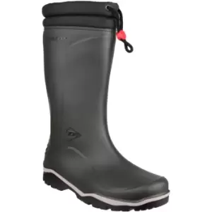 Image of Dunlop Mens Blizzard Fur Lined Insulated Welly Wellington Boots UK Size 8 (EU 42)